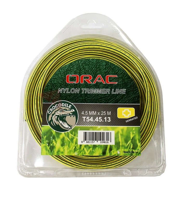 MİSİNA DİŞLİ TIRTIKLI 4,5MM 25MT SARI