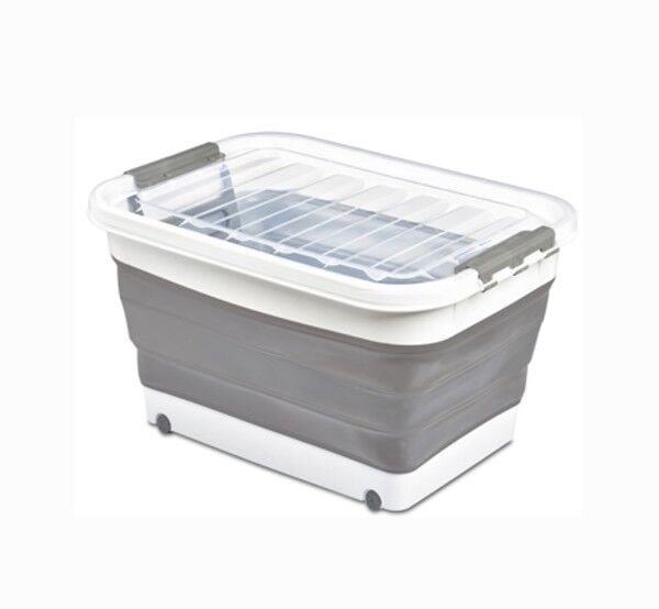 NET*/ SAKLAMA KABI KATLANABİLİR TEKERLEKLİ 30LT