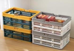 SEPET KATLANIR KULPLU 15X30X18 CM