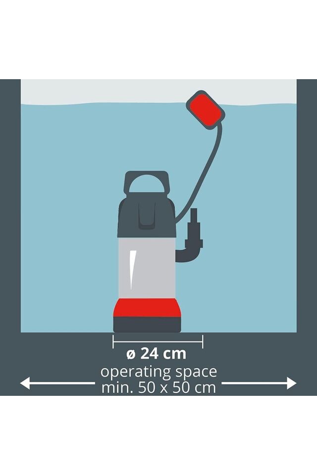 DALGIÇ POMPA- KİRLİ SU 7MT GE-DP 7330 LL ECO