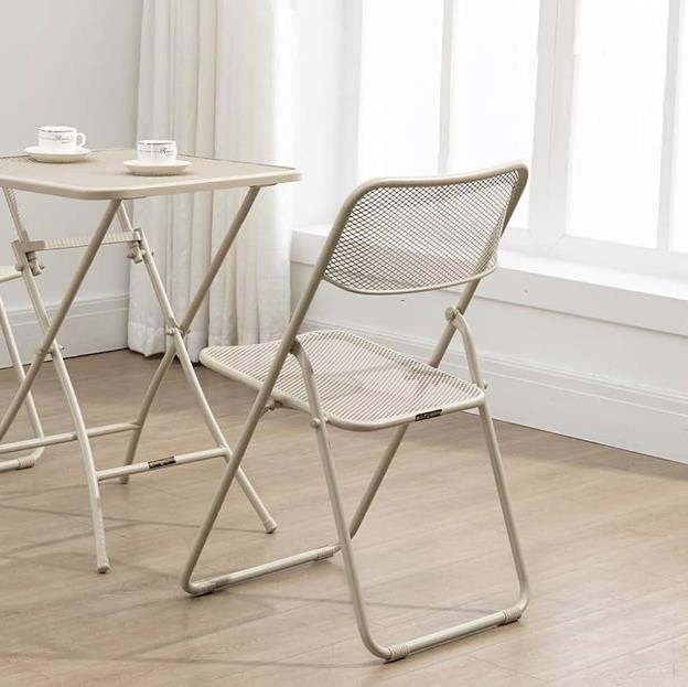 METAL TEL MASA + METAL 2 SANDALYE TEL