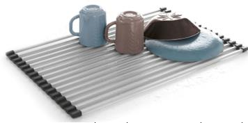 MUTFAK RAFI KATLANABİLEN TEZGAH ÜSTÜ GRİ TP