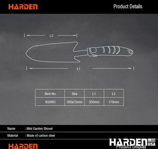 BAHÇE KÜREĞİ 350X75MM DAR