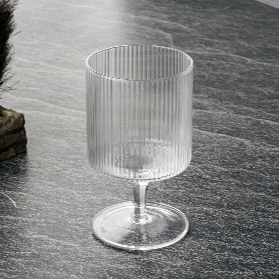BARDAK KADEH CAM ÇİZGİLİ 250ML
