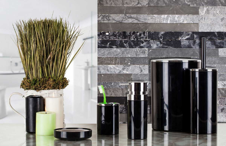 ORT-BANYO SETİ LENOX SİYAH