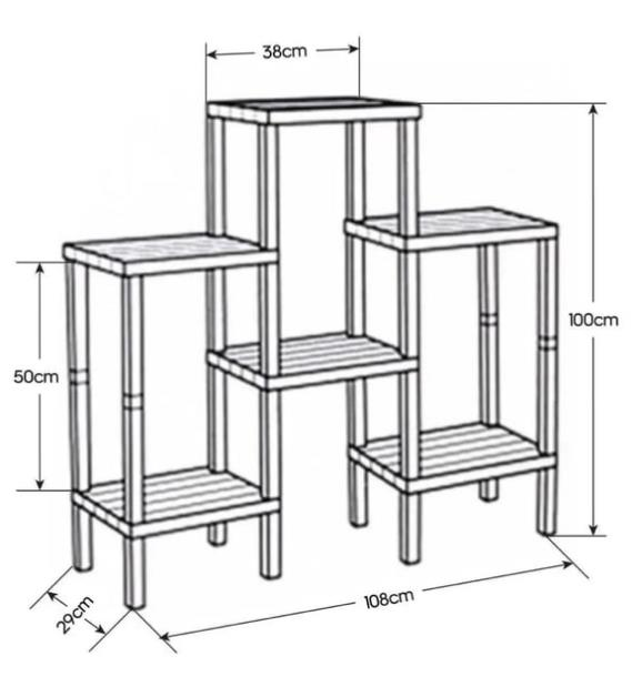 RAF & ÇİÇEKLİK ÇOK AMAÇLI MODÜLER  100x110x30