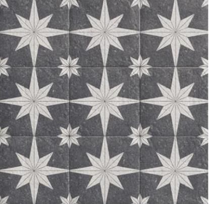 KAMPANYA/COMPASS LAVA DEKOR PORSELEN 20X20(M-280)