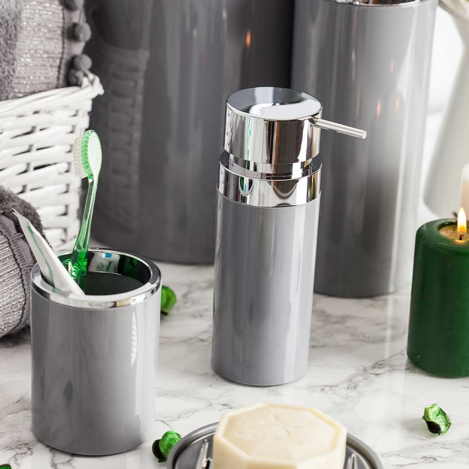 BANYO SETİ GRİ LENOX TP