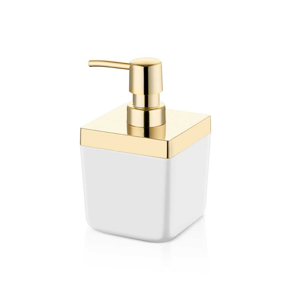 BANYO SETİ BEYAZ/ALTIN TOSKANA