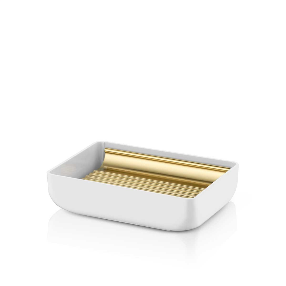 ORT-BANYO SETİ BEYAZ/ALTIN TOSKANA