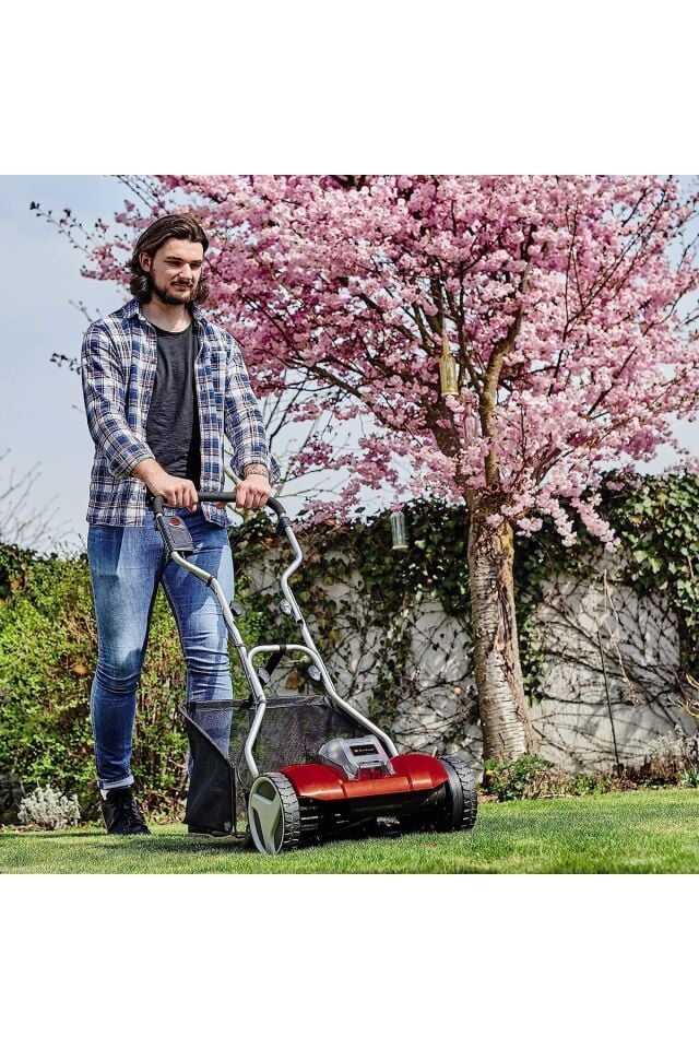 NET*/ AKÜLÜ SİLİNDİR ÇİM BİÇME GE-HM 18/38 LI (AKÜ