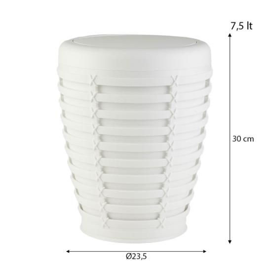 ORT-ÇÖP KOVASI BEYAZ PALM