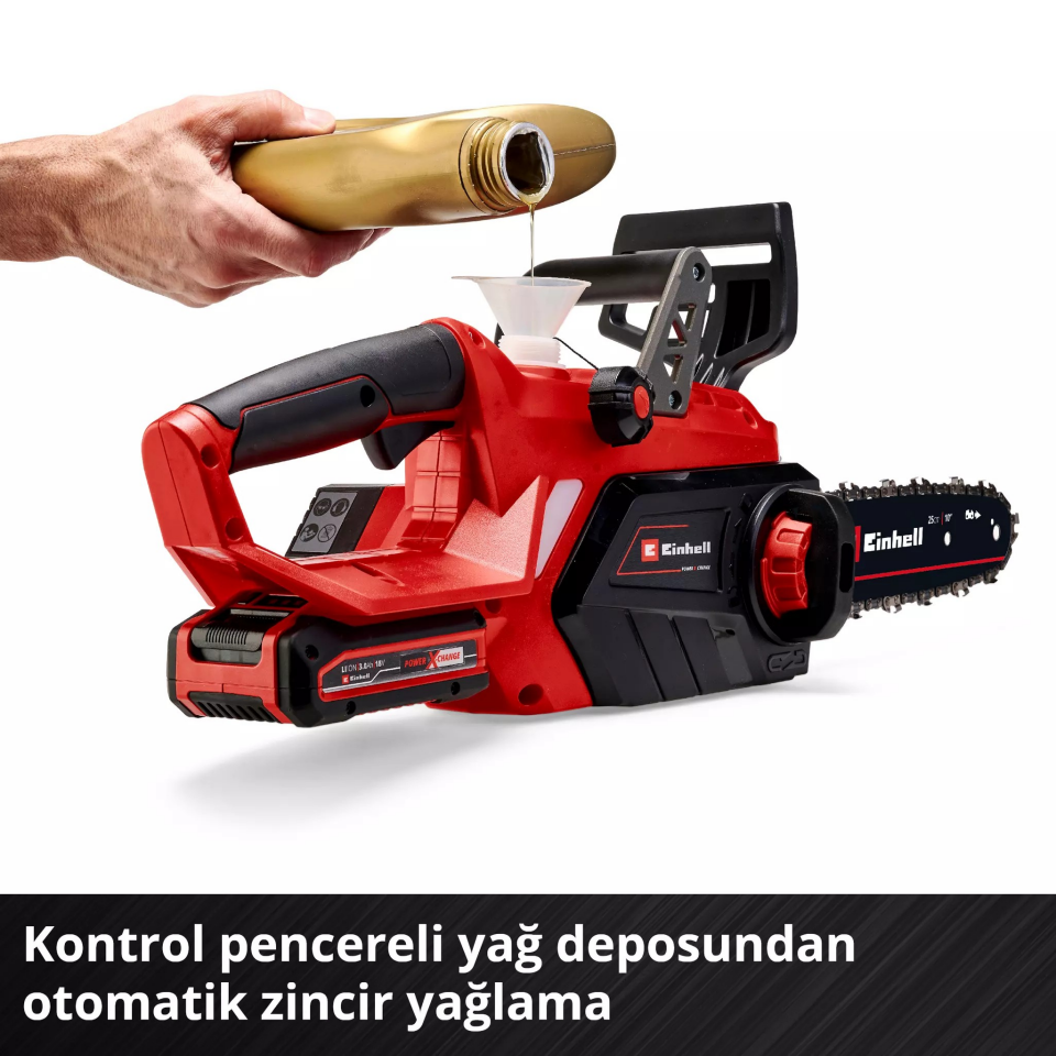 AKÜLÜ AĞAÇ KESME GE-LC 18/25 Li Kit (1x3,0Ah)