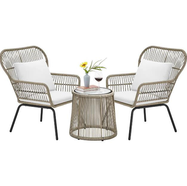 NET*/MASA SETİ SEHPA+2 KOLLU SANDALYE KREM