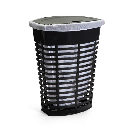 ORT-KİRLİ ÇAMAŞIR SEPETİ GRİ PALM 50LT
