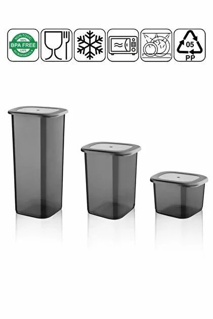 SAKLAMA KABI KARE 3LÜ 770ML+1,35LT+2LT