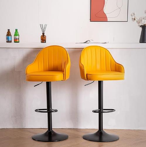 BAR SANDALYESİ MİNİ KOLTUK MODEL SARI