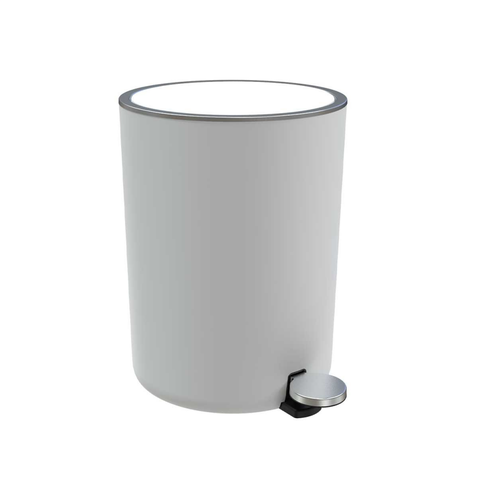 ÇÖP KOVASI PEDALLI 5 LT BEYAZ TP