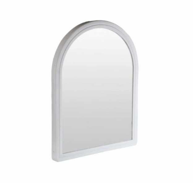 AYNA OVAL PVC ÇERÇEVE MEGA KUBBELİ BEYAZ