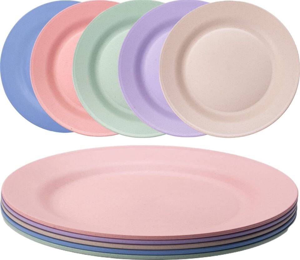 TABAK SET PLASTİK 4LÜ RENKLİ