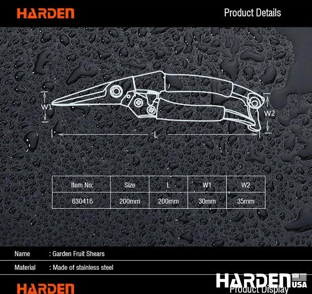 BUDAMA MAKASI 200MM DÜZ AĞIZ