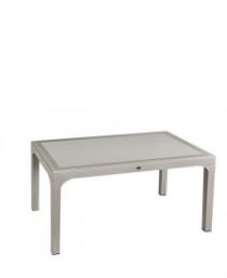KMPNY/MASA DİKD. RATTAN PLASTİK WOOD CAMSIZ ÇÖLGRİ