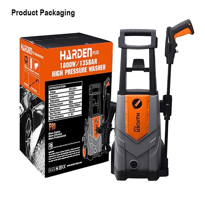 YÜKSEK BASINÇLI YIKAMA MAKİNESİ 1800W/135 Bar