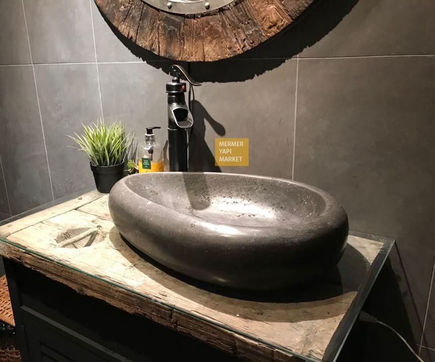 ELİPS LAVABO BAZALT