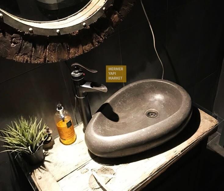 ELİPS LAVABO BAZALT