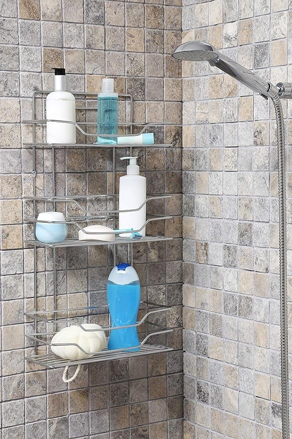 ŞAMPUANLIK 3 KATLI PASLANMAZ ÇELİK FEST DÜZ