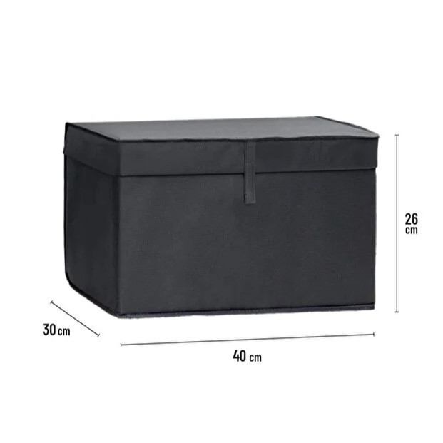 ÇOK AMAÇLI KUTU MİNİ ANTRASİT 40X30X26CM