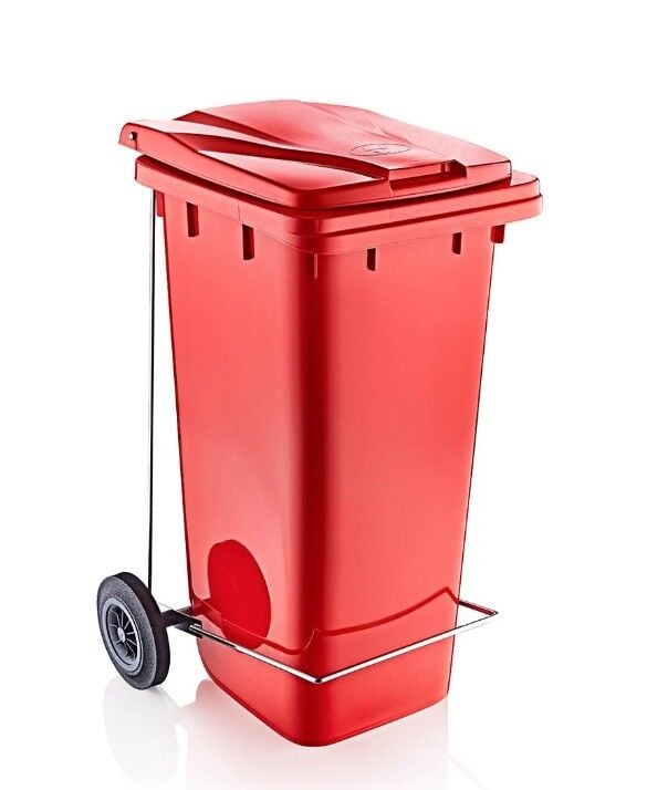 ÇÖP KONTEYNERİ PEDALLI 120 LT