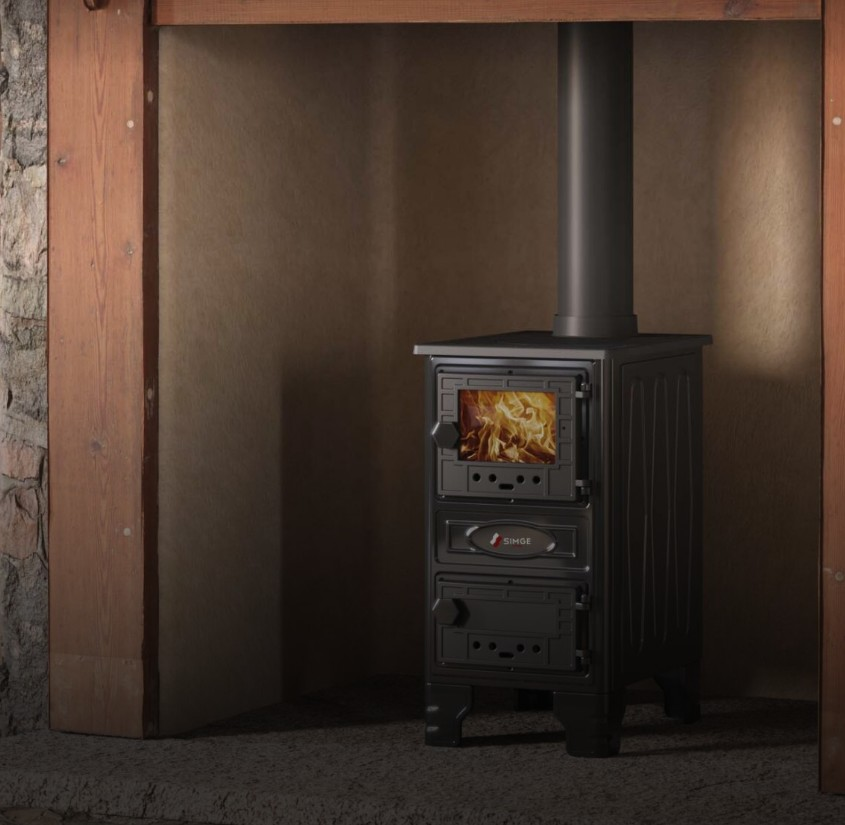 SOBA CAMLI SİYAH EKO 315X441X635MM