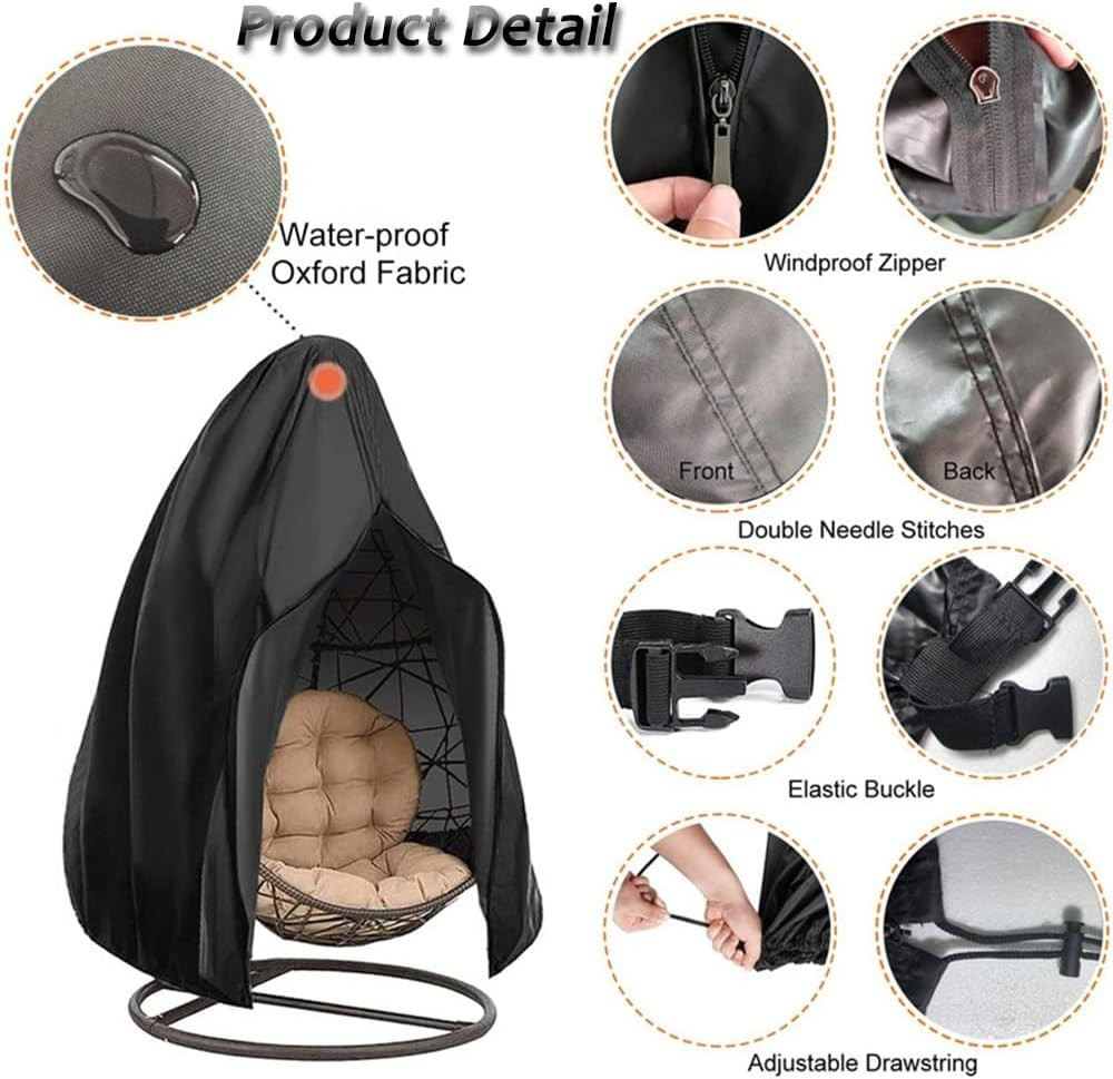 KORUMA ÖRTÜSÜ YUMURTA SANDALYE KILIFI 190X115CM