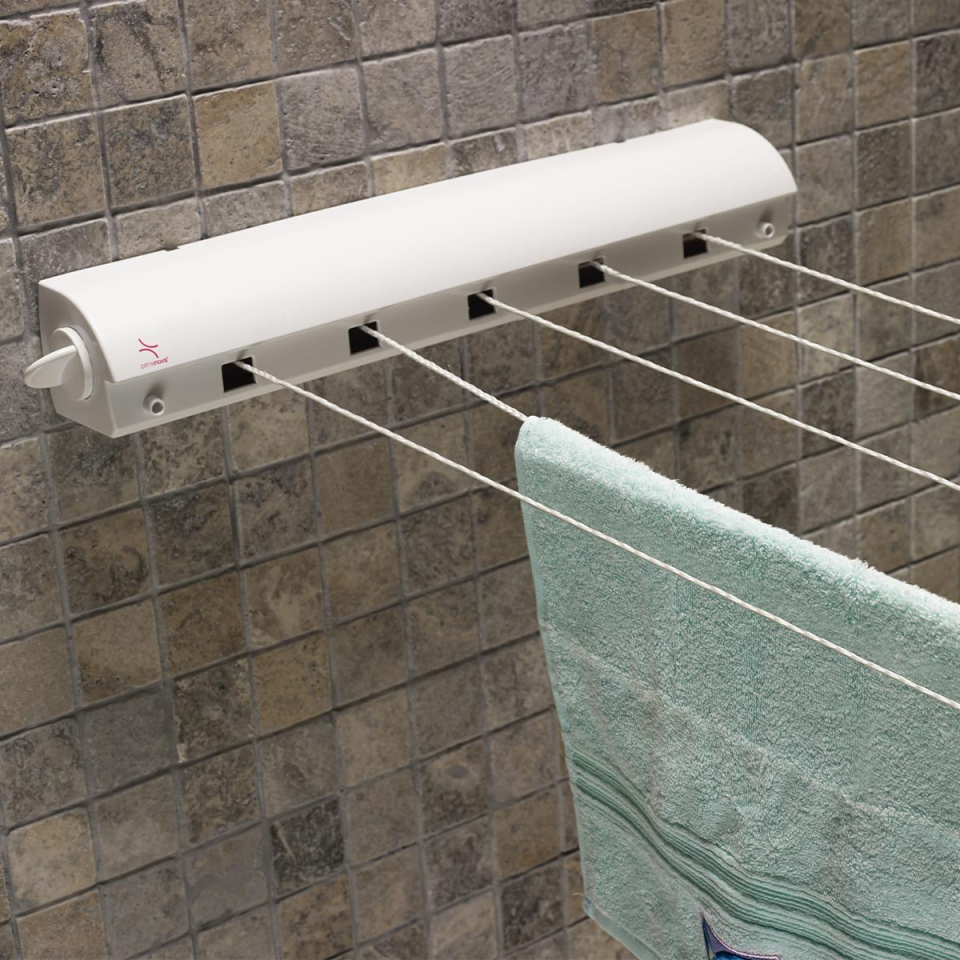 ÇAMAŞIR İPİ TOPLANABİLİR BEYAZ