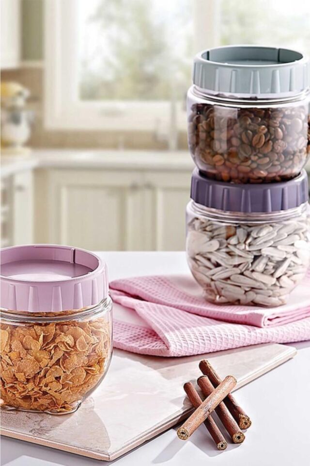 SAKLAMA KUTUSU YUVARLAK ÜST ÜSTE TAKILABİLİR NO:1