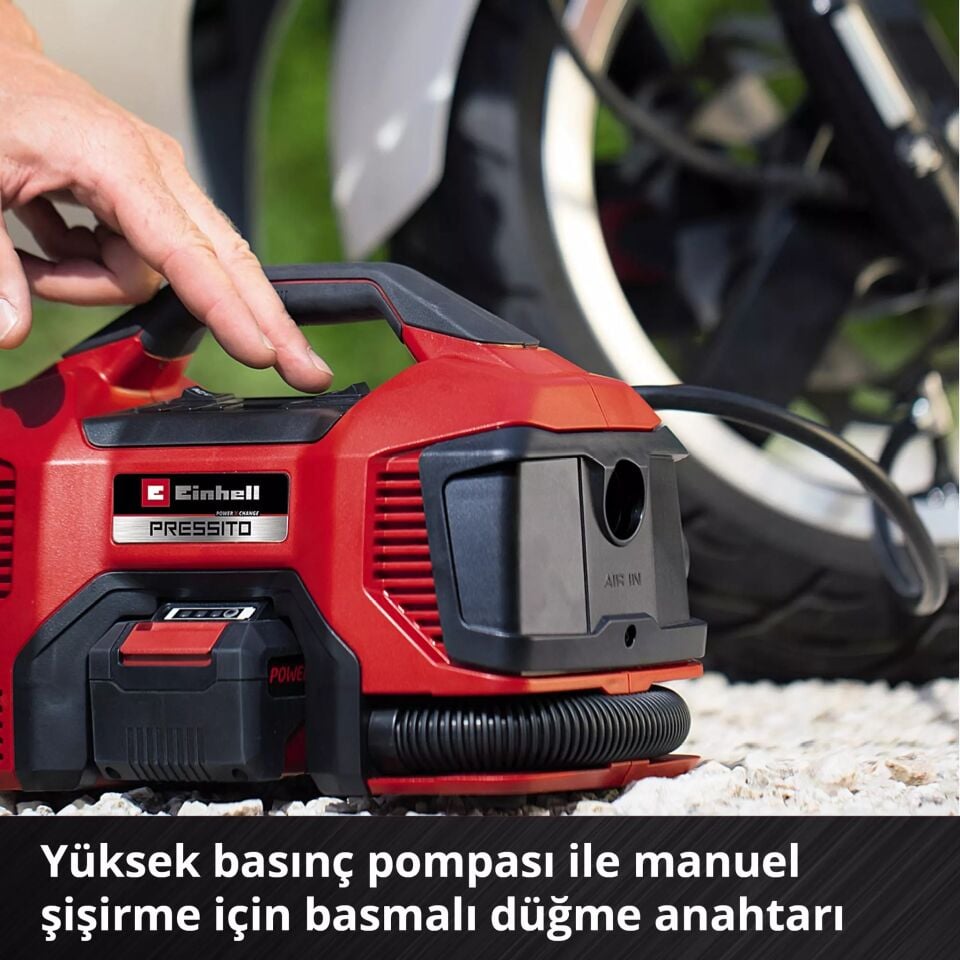 AKÜLÜ KOMPRESÖR PRESSITO 18/21 10,5 BAR 18V