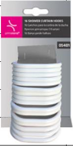 PERDE HALKALARI BANYO 16 LI BEYAZ