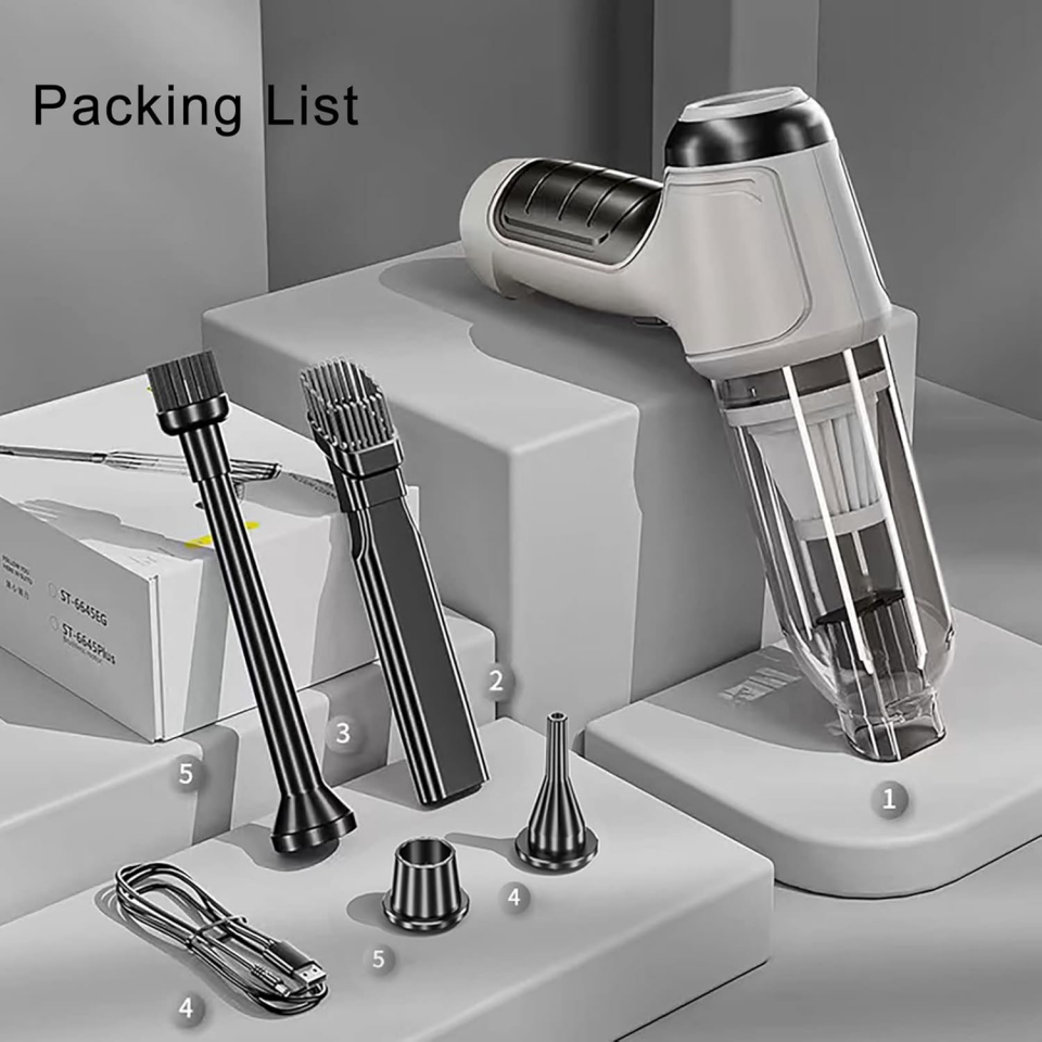 SÜPÜRGE EV VE ARAÇ TİPİ ÜFLEMELİ USB ŞARJ