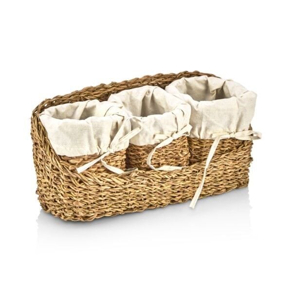 ORGANİZER BEZLİ HASIR S/4