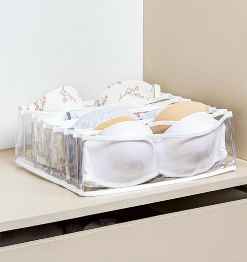 DÜZENLEYİCİ SÜTYEN TRANSPARAN 8 HÜCRELİ 36x29x12CM