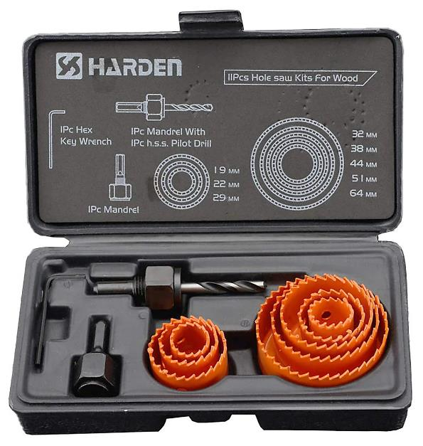 DELİK TESTERE SETİ AHŞAP İÇİN KARBONLU ÇELİK 11PRÇ