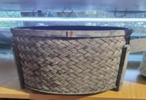 SAKSI ÖRGÜ HASIR GRİ NO2 22.5*20