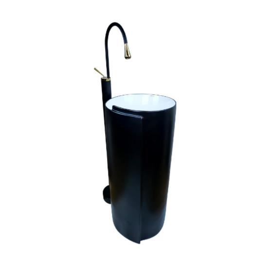 MONOBLOK LVB BATARYA DELİKSİZ BEYAZ SİYH 42CM H:85
