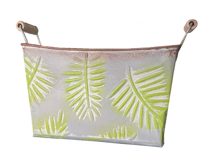 NET*/SAKSI TEPSİ KULPLU YAPRAKLI NO3 21*12.5*12.5