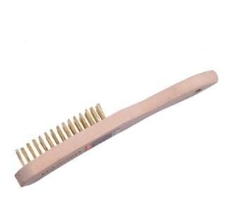 TEL FIRÇA 3 SIRA ÇELİK  PASLANMAZ AHŞAP SAPLI