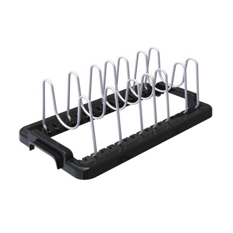 ORGANİZER MUTFAK  TAVA KAPAK AYARLI SİYAH