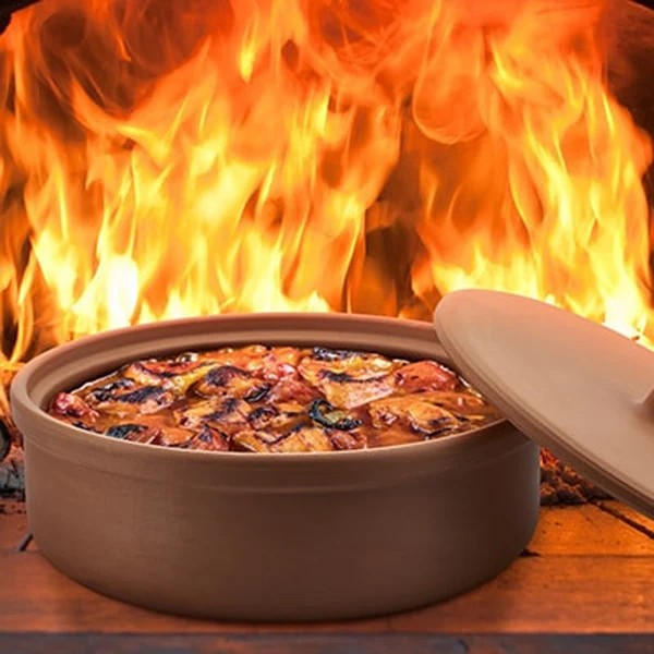 KAPAKLI TEPSİ TOPRAK BÜYÜK BOY