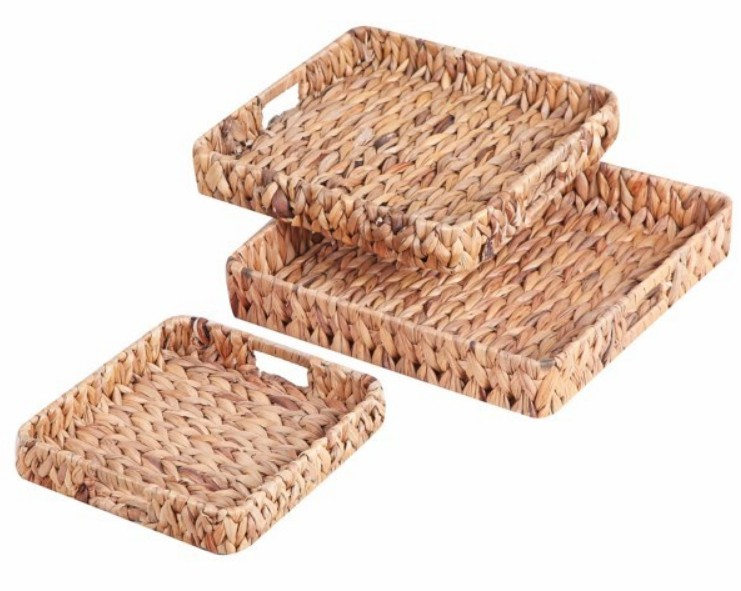 TEPSİ NATUREL KARE 35CM