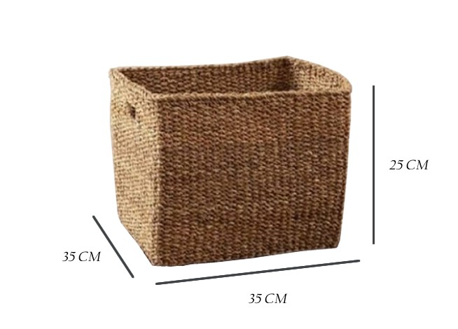 NET*/ SEPET HASIR KARE DÜZENLEYİCİ BÜYÜK 35*35*25